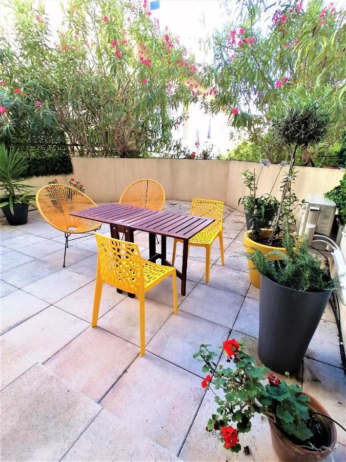 Studio neuf 25 m2, terrasse 35 m2 proche port Nice, Centre ville Esterno foto