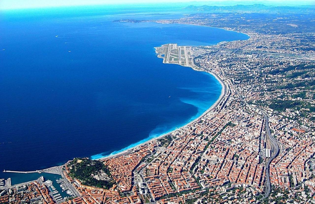 Studio neuf 25 m2, terrasse 35 m2 proche port Nice, Centre ville Esterno foto