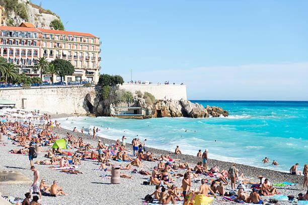 Studio neuf 25 m2, terrasse 35 m2 proche port Nice, Centre ville Esterno foto